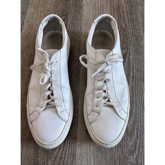 Common Projects Original Achilles Leather White Italian Sneaker Shoe Size 40 (7) - Picture 2 of 8